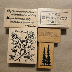 Wooden Stamp Set - #10